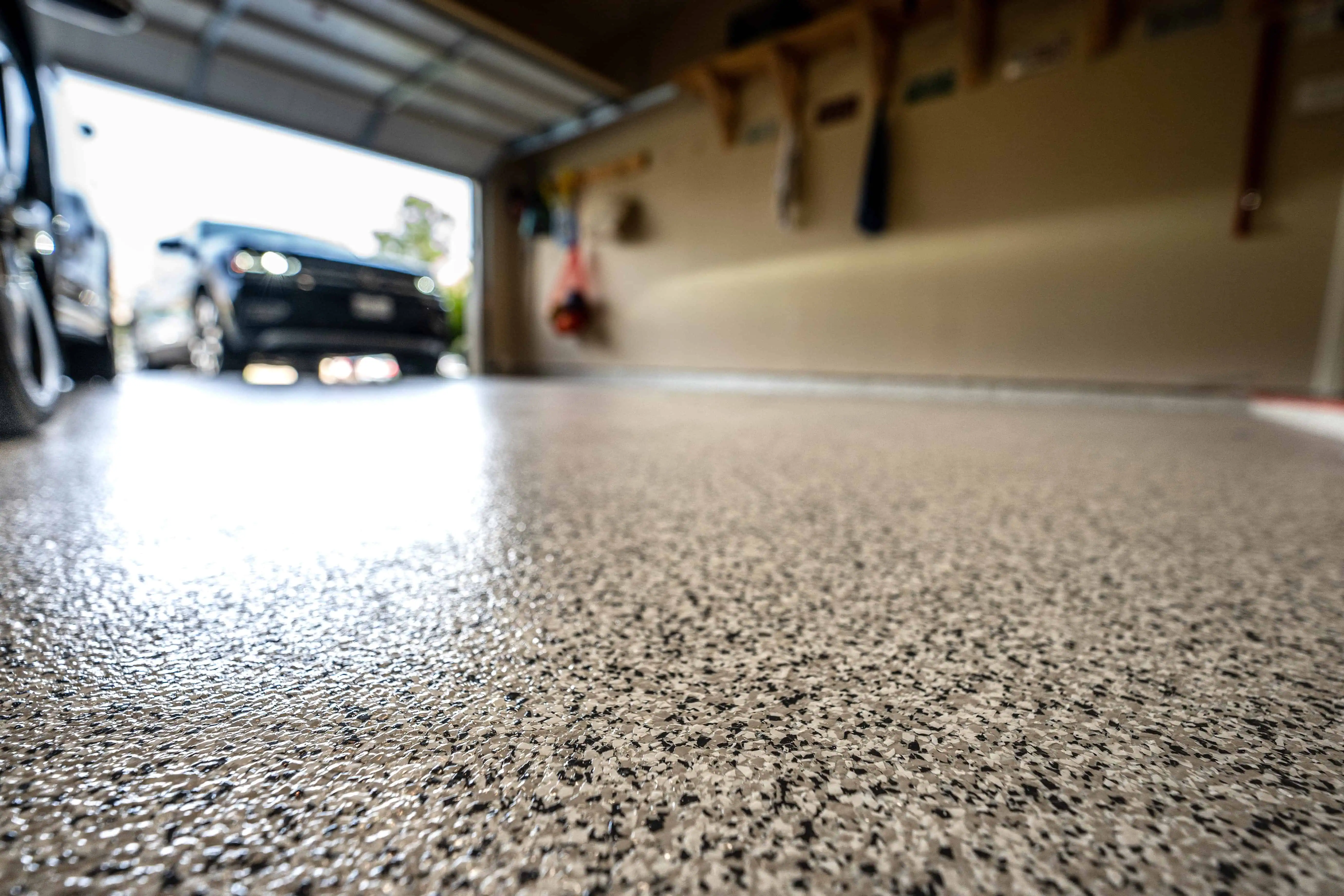 Epoxy floor in garage